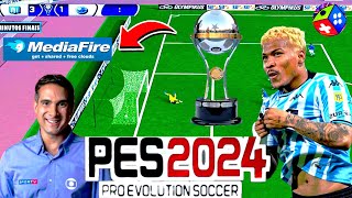 SAIUðŸ˜±PES 2024 RACING CAMPEÃƒO DA COPA SULDAMERICANA COM BR LIBERTADORES NOVAS TRANSFERÃŠNCIAS E MT [upl. by Fradin175]