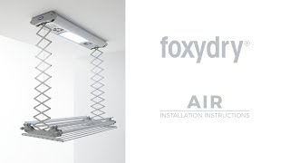 Foxydry AIR Installation InstructionsInstallazioneInstallación [upl. by Fogarty]