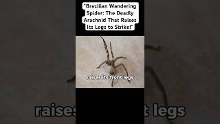 “Brazilian Wandering Spider The Deadly Arachnid That Raises Its Legs to Strike” [upl. by Marino]