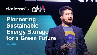 quotBEYOND LITHIUM Pioneering Sustainable Energy Storage for a Green Futurequot WebSummit QATAR 2024 [upl. by Rehtul]