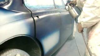 Classic Car Respray Mk2 Jaguar BlueAVI [upl. by Esirrehc]