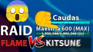 Blox Fruits  COM VOZ SHOWCASE da KITSUNE 600 MAESTRIA RAID FLAME bloxfruits gaming gameplay [upl. by Eehtomit]