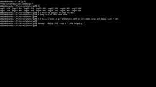 Creating GIF Image in Ubuntu [upl. by Lenad]