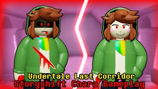 Undertale Last Corridor Storyshift Chara Gameplay [upl. by Ellessig]