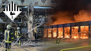 LithiumIon Batteries Spark Fire Station Disaster Germany [upl. by Ammadis]