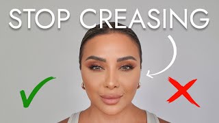 HOW TO STOP CONCEALER AND FOUNDATION CREASING  NINA UBHI [upl. by Garretson]