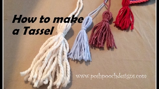 How To Make a Tassel and a Tassel Template [upl. by Halsey]