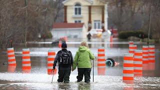 Inondations au Canada  létat durgence décrété à Ottawa [upl. by Oigroeg]