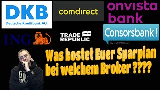 Was kostet Euer ETF Sparplan bei welchem Broker  Flatex Depot Gebühren NeinDanke  inkl Tabelle [upl. by Ettedanreb]