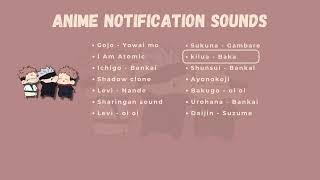 😍 Anime Kawaii Notification sounds  Part 2 [upl. by Nalyak783]