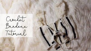 Crochet Bandeau Tutorial [upl. by Brandie]