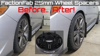 Fixing the Issue that ALL OEM Wheels Have  FactionFab Wheel Spacers [upl. by Nyrahtak]