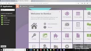 Kentico 12 Tutorial  Print Hello World using Kentico 12 Portal Engine [upl. by Htiel]