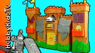 Imaginext Eagle Talon Castle Toy Review with HobbyDad [upl. by Aimek]