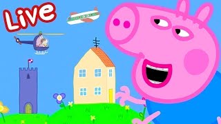 🔴 Giant Peppa Pig and George Pig LIVE FULL EPISODES 24 Hour Livestream [upl. by Nigle950]