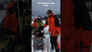 Building a snowmobile backflip jump skidoo skidoo snowmobile snowmobiling basecampmotorsports [upl. by Lexy]