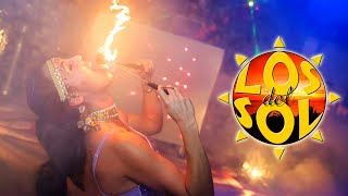 Oriental theme party  1001 nights  belly fire dance Los del Sol [upl. by Anadal221]