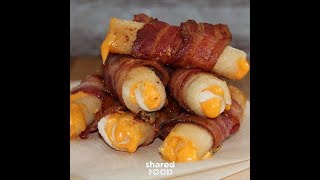 Bacon Grilled Cheese Roll Ups  Snacks [upl. by Anya]