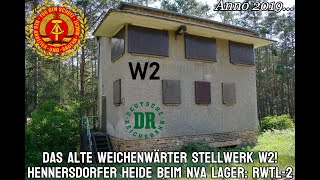 Inside Stellwerk Das alte Weichenwärter Stellwerk W2 in der Hennerdorfer Heide am NVA Lager RWTL2 [upl. by Devlen334]