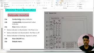 How To Operate Dialysis Machine Blood Monitoring Dialysate Monitoring [upl. by Freddi]