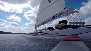 Ice Boats on Lake Geneva [upl. by Nitsruk692]