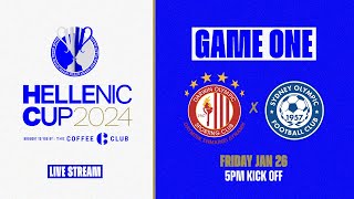 Hellenic Cup 2024  Game 1  Darwin Olympic SC vs Sydney Olympic FC [upl. by Moulden99]