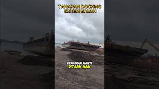 DOCKING PART 1 jasapembuatankapal industrimaritim proyek construction kapalbesi alatberat [upl. by Sherr]