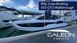 First Look Stunning Galeon 435 GTO Touring Yacht Premiere at Miami International Boat Show 2024 [upl. by Eadmund]