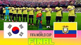 SOUTH KOREA vs ECUADOR  Final FIFA World Cup 2026  Full Match All Goals  Football Match [upl. by Armbruster]