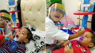 Drama mainan dokteran dokteran  dokter kanak kanak  mainan dokterdokteran  mainan anak perempuan [upl. by Honey]