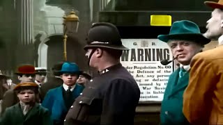 Wonderful London 1920s in color 60fps Remastered wsound design added [upl. by Oirevas]