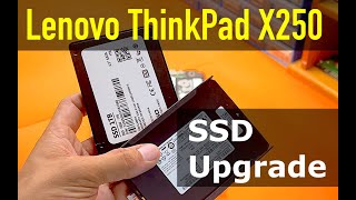 Lenovo ThinkPad X250  How To Replace SSD [upl. by Anabelle274]