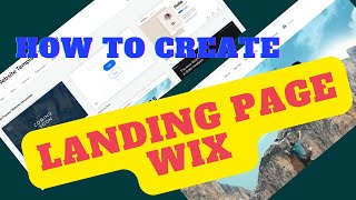 HOW TO CREATE LANDING PAGE IN 10 MINS WITH WIX  Tao landing page voi Wix [upl. by Ader]