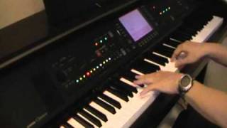 Overjoyed  Stevie Wonder Yamaha Piano Clavinova CVP 307 [upl. by Hakon]