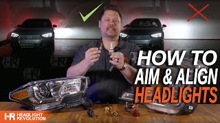 How to Aim and Align Your Headlights [upl. by Caniff358]