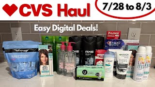 CVS Free and Cheap Digital Couponing Deals This Week  728 to 83  Easy Digital Deals [upl. by Une]