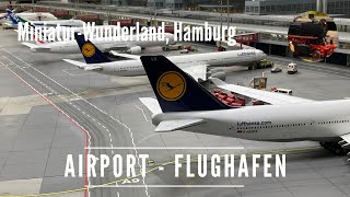 Miniatur Wunderland Flughafen 2021 ✈️ Größter Modellflughafen der Welt  Miwula Airport Knuffingen [upl. by Xavler621]