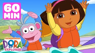 Doras Water Rescues 🌊 1 Hour of Dora the Explorer  Dora amp Friends [upl. by Gowon]