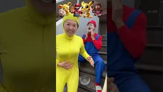 POV When Pikachu Couldnt Hold it in front of Mario 🥸💩💦😂❤️ shorts memes funny [upl. by Andromeda102]