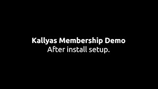 Kallyas Membership Demo  After install setup [upl. by Nilauqcaj]