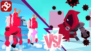 Teeny Titans  Darkseid Trigon amp Argyle Trigon VS The Hooded Hood  iOS  Android  Gameplay Video [upl. by Laspisa818]