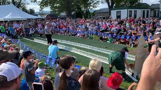 Lovettsville Oktoberfest Wiener Dog Racing [upl. by Eelnyl]