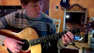 How to Play Blackbird Guitar Lesson by Eric Branner [upl. by Novelc]