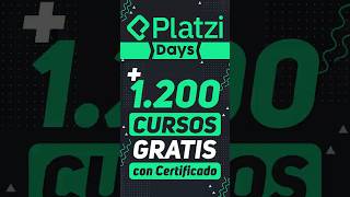 ¡Estudia GRATIS con Certificado en Platzi Days 🎓  Cursos del 15 al 17 de Noviembre [upl. by Dore905]