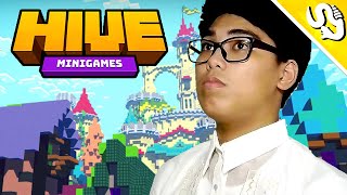 Tagalog Only Challenge  Minecraft Hive Minigames [upl. by Eerual]