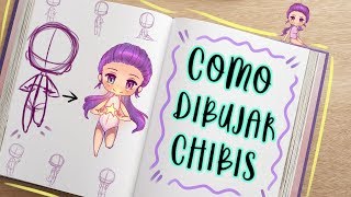 COMO DIBUJAR CHIBISTUTORIALROSA PRIETO DRAW [upl. by Willms]