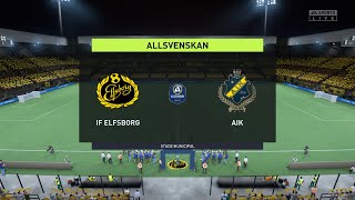 ⚽ IF Elfsborg vs AIK Fotboll ⚽  Allsvenskan 10072022  Fifa 22 [upl. by Noryt547]