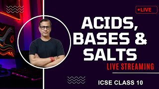 Acids Bases and Salts Class 10 ICSE  Acids Bases and Salts Chemistry ICSE Class 10 sirtarunrupani [upl. by Llertnek938]