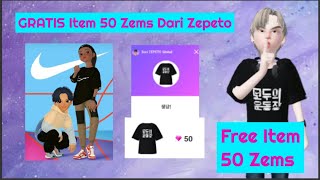 GRATIS Item 50 Zems Dari ZEPETO  HOW to get Free item 50 Zems from Zepeto [upl. by Summons311]