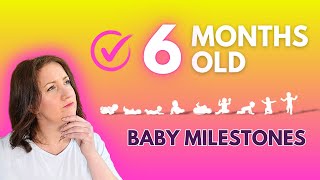 6 month old baby milestones Your babys halfway to one BIG CHANGES AHEAD [upl. by Ailimat128]